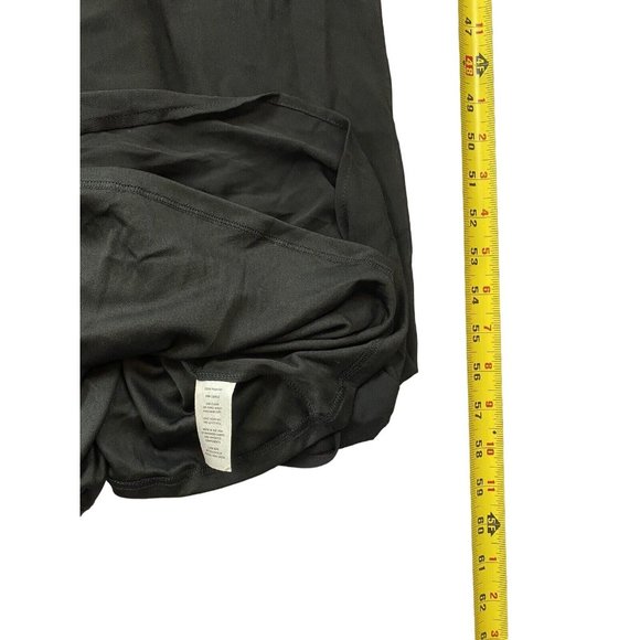 Show Me Your MuMu Kendall Maxi Dress Medium XXL Black Chiffon Low Back V Neck - Picture 8 of 11